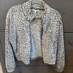 Express Black and White sherpa Jacket